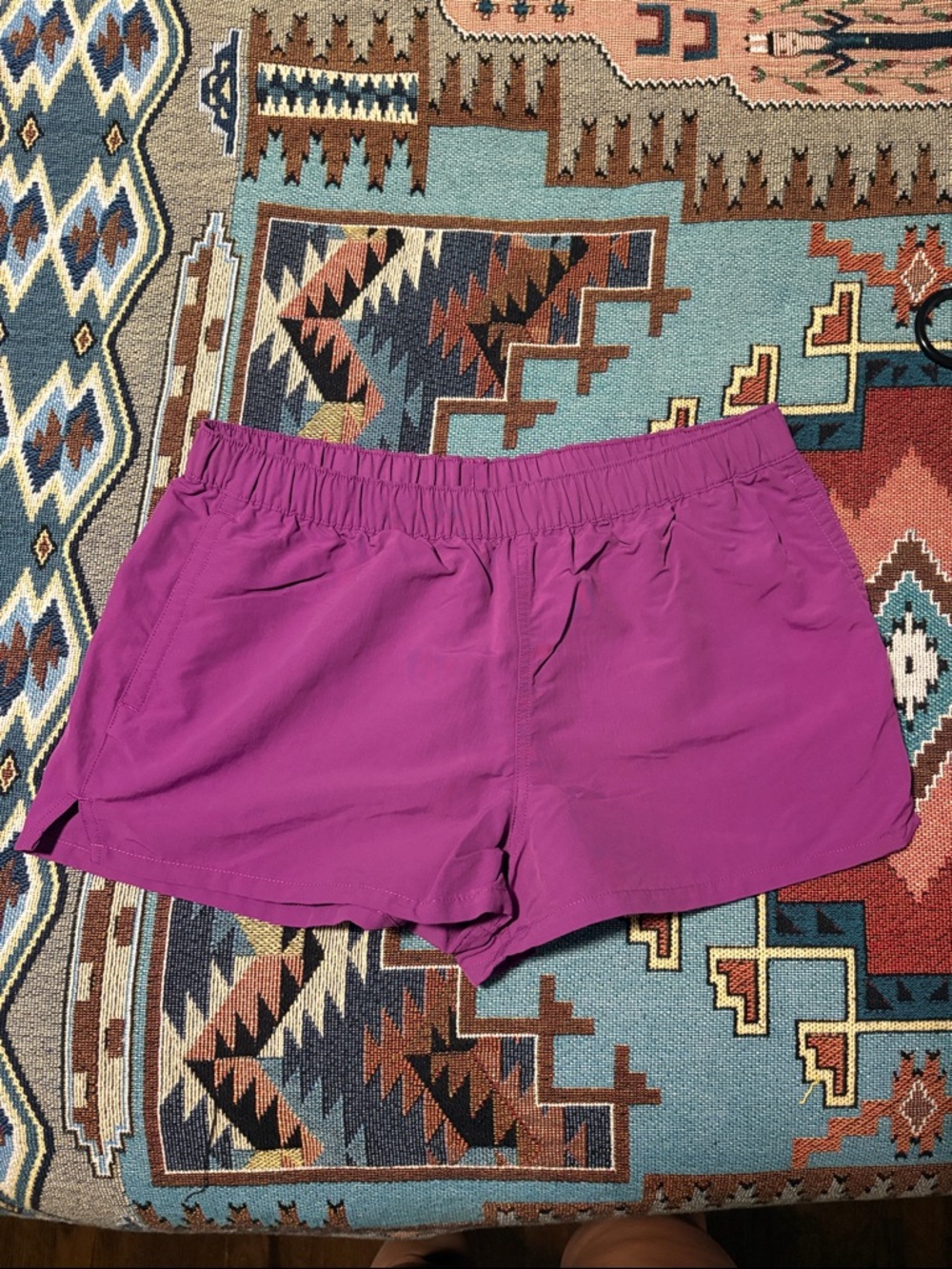 Patagonia women’s barely Baggies/ plum purple